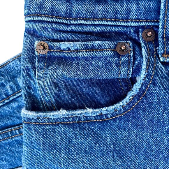 Abercrombie & Fitch The 90s Straight Ultra High Rise Medium Wash Jeans Womens 29 - Picture 6 of 12